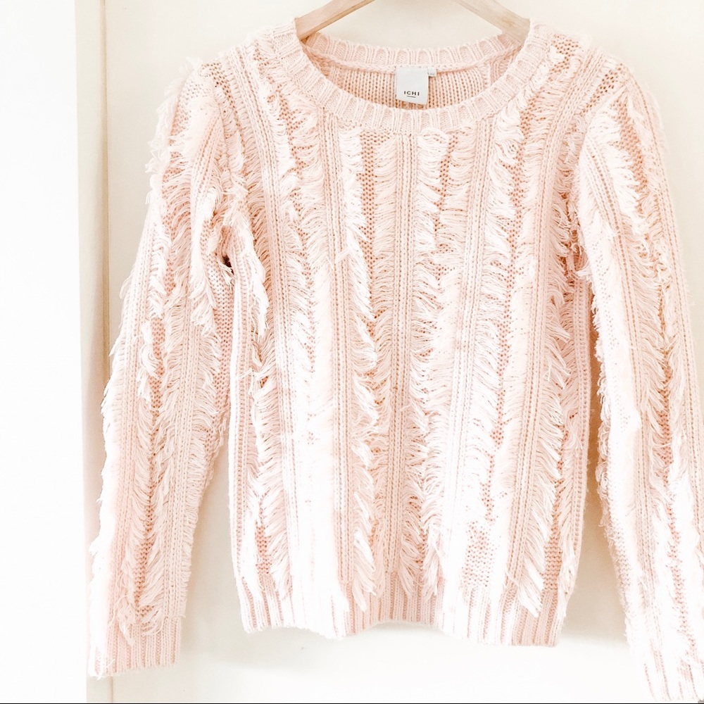 ICHI Fringe sweater - Picture 1 of 7